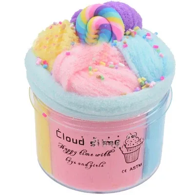 Natural Scented Sensory Clay Playdough Cloud Slime Accessories Charm Non Toxic Kids Slime Toys