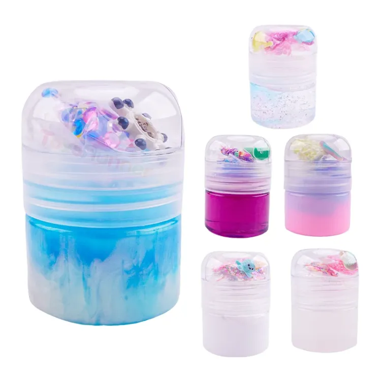 Halloween Fancy Kit De Clay Slime Raw Materials Squishy Maker Glow in the Dark Slime for Children