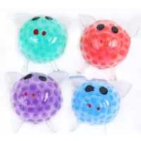 6cm Soft Rubber Squishy Mesh Ball for Anti Stress