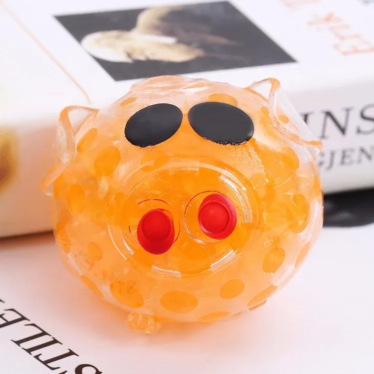 6cm Soft Rubber Squishy Mesh Ball for Anti Stress