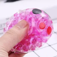 6cm Soft Rubber Squishy Mesh Ball for Anti Stress