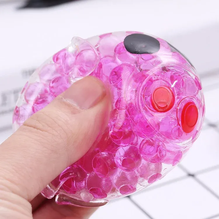 6cm Soft Rubber Squishy Mesh Ball for Anti Stress