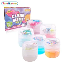 Cheap Price Playdough Clear Fluffy Slime Maker Diy Kit Ice Cream Toy Soft Clay Charm for Slime