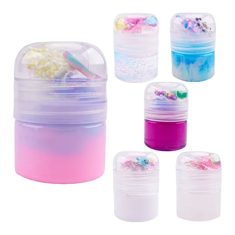 Kinds Kit Squishy Cloud Foam Slime Cleaning in Bulk Manufacturer Good Red Christmas Slime Set for Kids Diy New