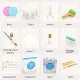 2021 Newborn Infants Photo Frame DIY Air Dry Clay Baby Handprint Footprint