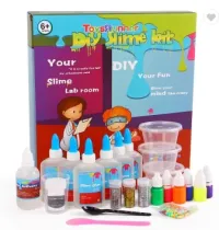 Glow in the Glowing Dark Sticky Diy Make Your Own Glue Activator Slime Making Kit Sale Fun Slime Kit Set