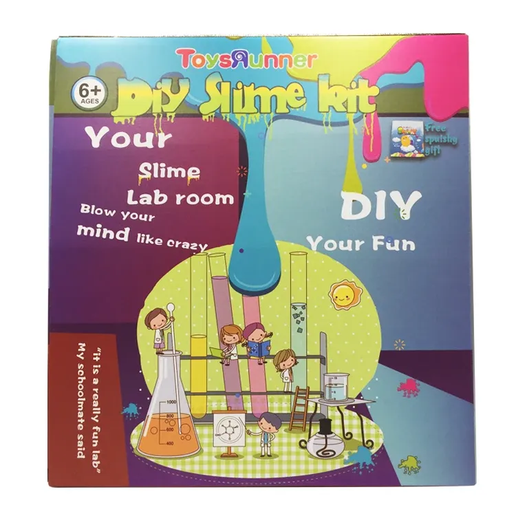 Glow in the Glowing Dark Sticky Diy Make Your Own Glue Activator Slime Making Kit Sale Fun Slime Kit Set