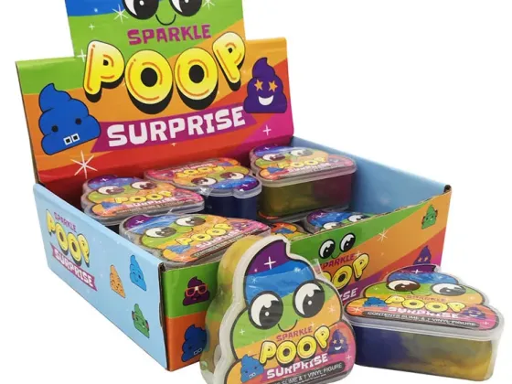 2019 Hot Sale Crystal Slime Japan Korea Poop Slime Toys Vinyl Sparkle Slime