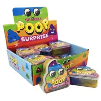 2019 Hot Sale Crystal Slime Japan Korea Poop Slime Toys Vinyl Sparkle Slime