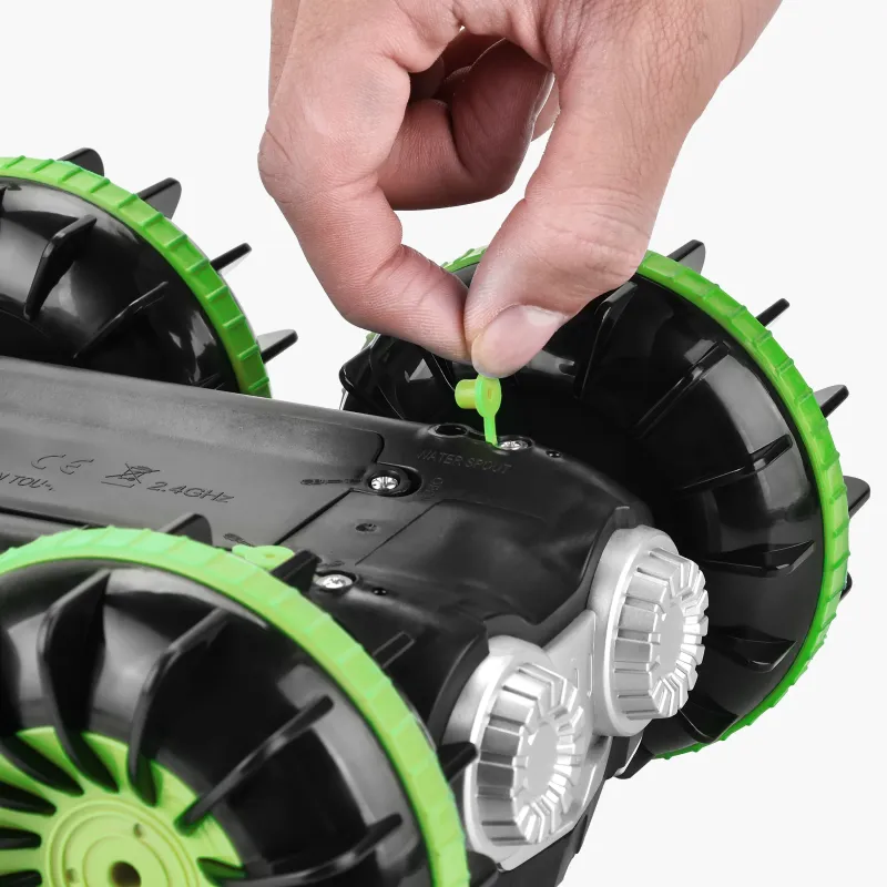 Mini Rc Car Amphibious Atv Vehicle Land Water Hand Controlled Gesture 360 Rotating Fishing Boat Rc Car Amphibious for Sale