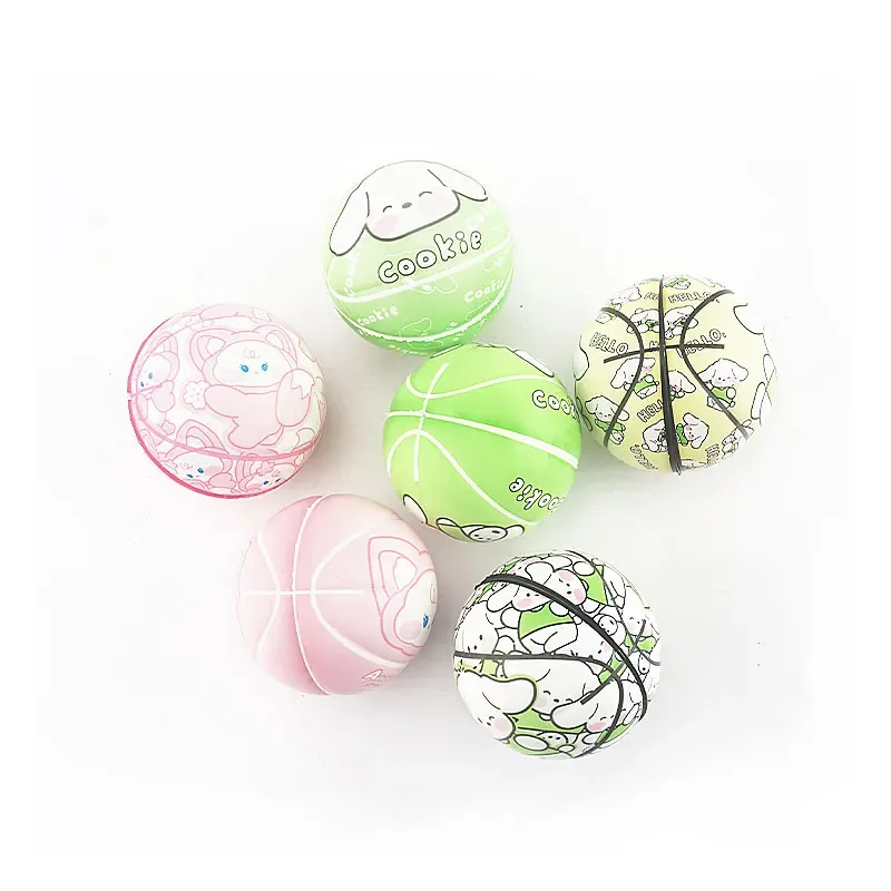 Custom Logo Rainbow Cat Ball Stress Relief Toy Creamy Round Shape Soccer Squeeze Jumbo Stress Ball