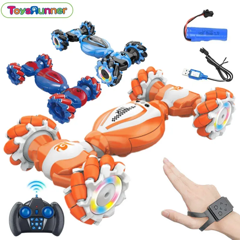 Mini Drift Remote Control Car Rc 100 Km Speed Hand Gesture Off Road and Trucks Twisting Stunt Toy Remote Control Car for Kids