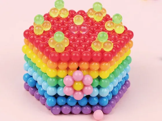 2019 Educational Kid Toys 10 Colors 2400 Pcs DIY Spray Crystal Art Crafts Pullzle Magic Beads