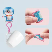 2019 Educational Kid Toys 10 Colors 2400 Pcs DIY Spray Crystal Art Crafts Pullzle Magic Beads