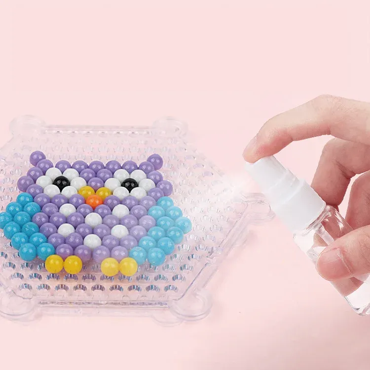 2019 Educational Kid Toys 10 Colors 2400 Pcs DIY Spray Crystal Art Crafts Pullzle Magic Beads