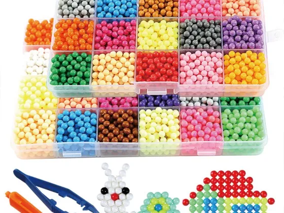2021 New Educational Kid Toys 24 Colors Magic DIY Spray Crystal Fuse Drop Beads Shape Water Beads