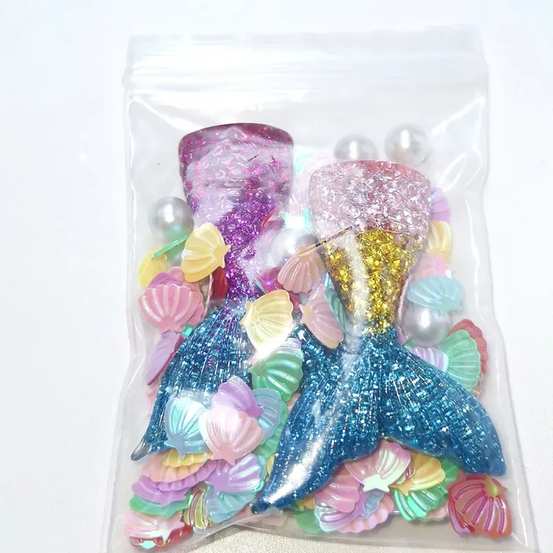 Hot Sale Diy Colorful 2019 Popularity Mermaid Slime Decoration