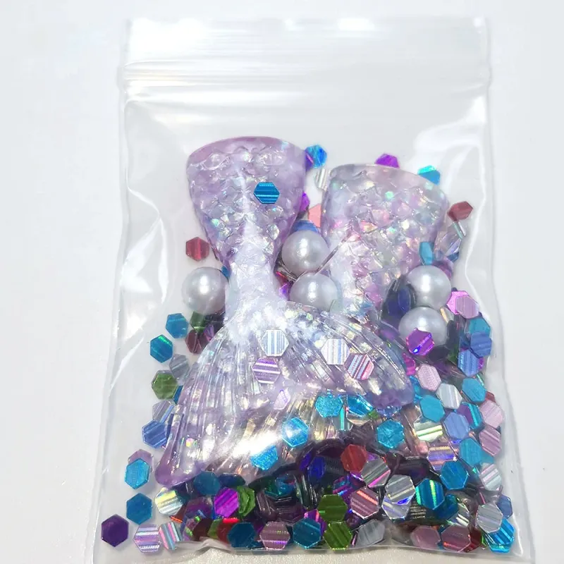 Hot Sale Diy Colorful 2019 Popularity Mermaid Slime Decoration
