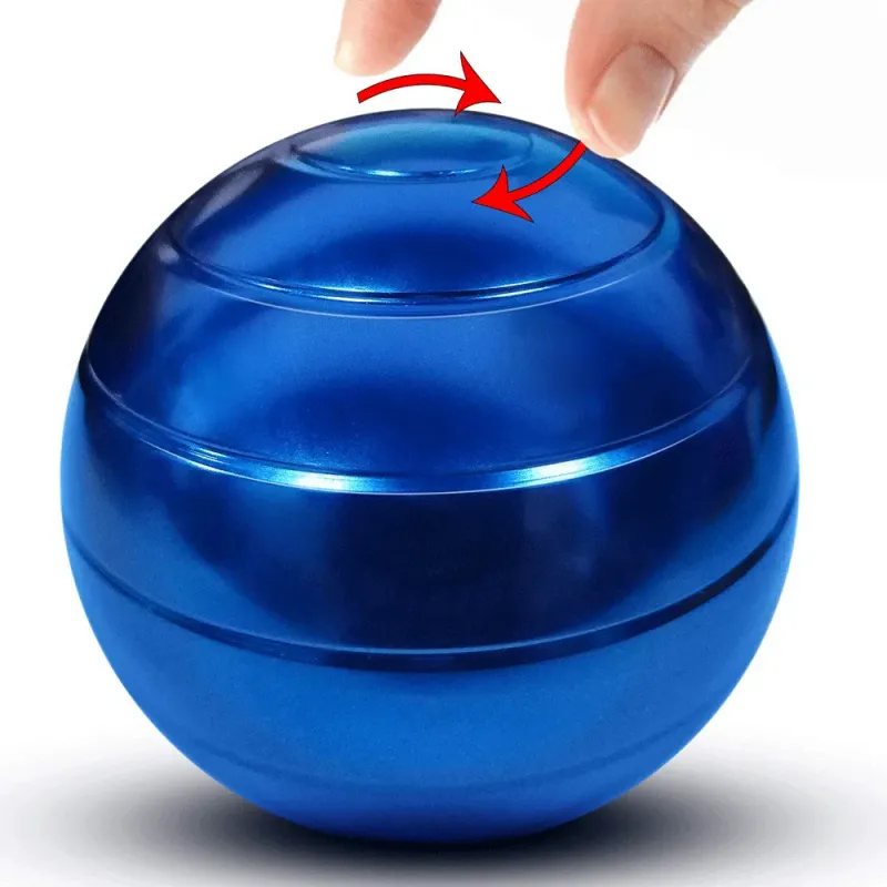 Little Moving Tohom Adult Fidget Spinner Cool Sharingan Alloy Toys Hobbies Color Cube Anti-anxiety Fidget Spinner