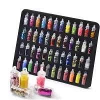48 Colors Hot Selling OEM Crystal Drops Glowing Glue Diy Slime Glue Activator Glitter Powder