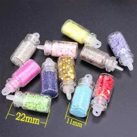 48 Colors Hot Selling OEM Crystal Drops Glowing Glue Diy Slime Glue Activator Glitter Powder