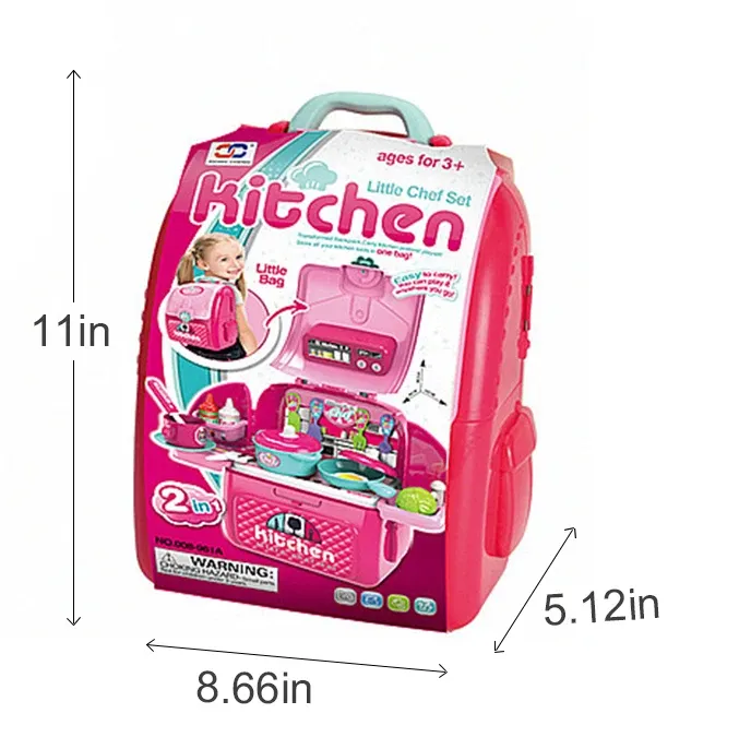 Talented Chef Child Cooking Kitchen Set Toys Pink Plastic Pretend Play 2022 Simulation Spraying Mist Kitchen Toys