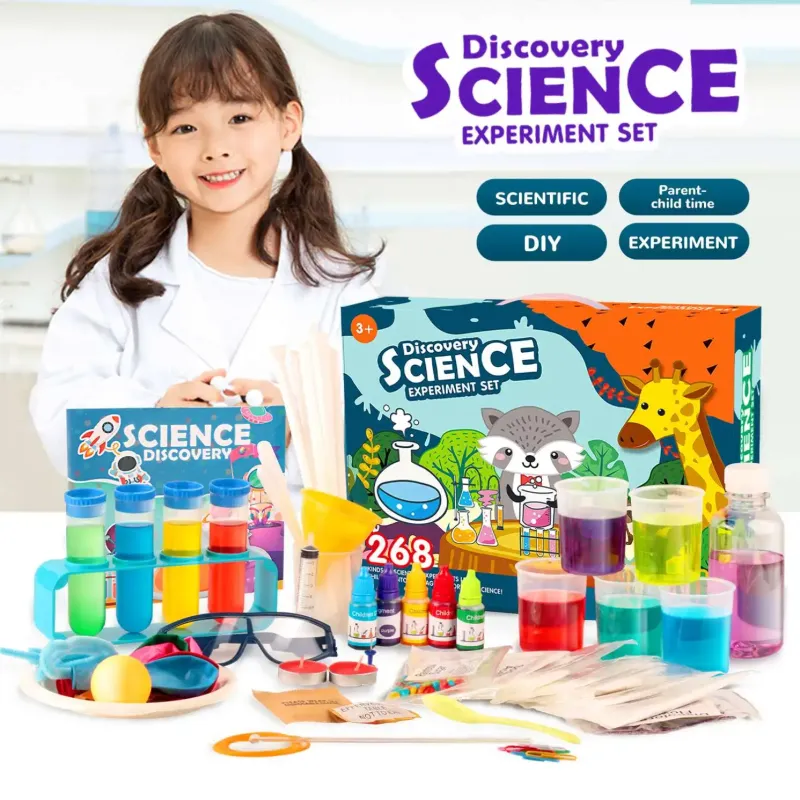 Frontier Color Children'S Kids Toy Set Experimental Sets 268 Diy Kid Science Experiment Kits Toy for Playing