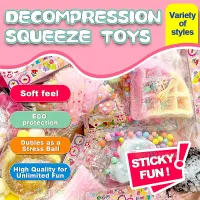 Decompression Toys Pinch Taba Family Squishy Simulated Bread Doughnut Paw Donut Stress Ball Cute Pvc Sensory Squeeze Toys