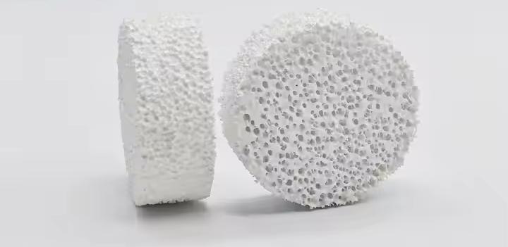 White Zirconia Foam Ceramic Filter White Zirconia Foam Ceramic Filter