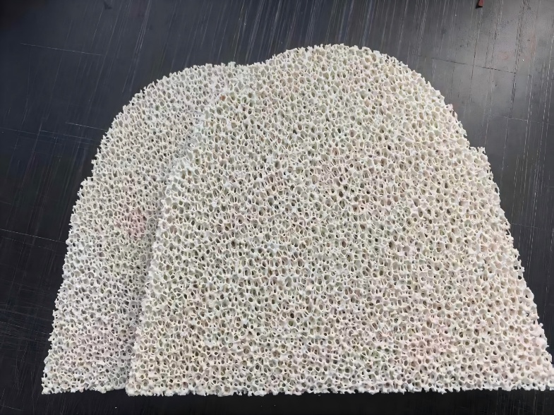 White Zirconia Foam Ceramic Filter