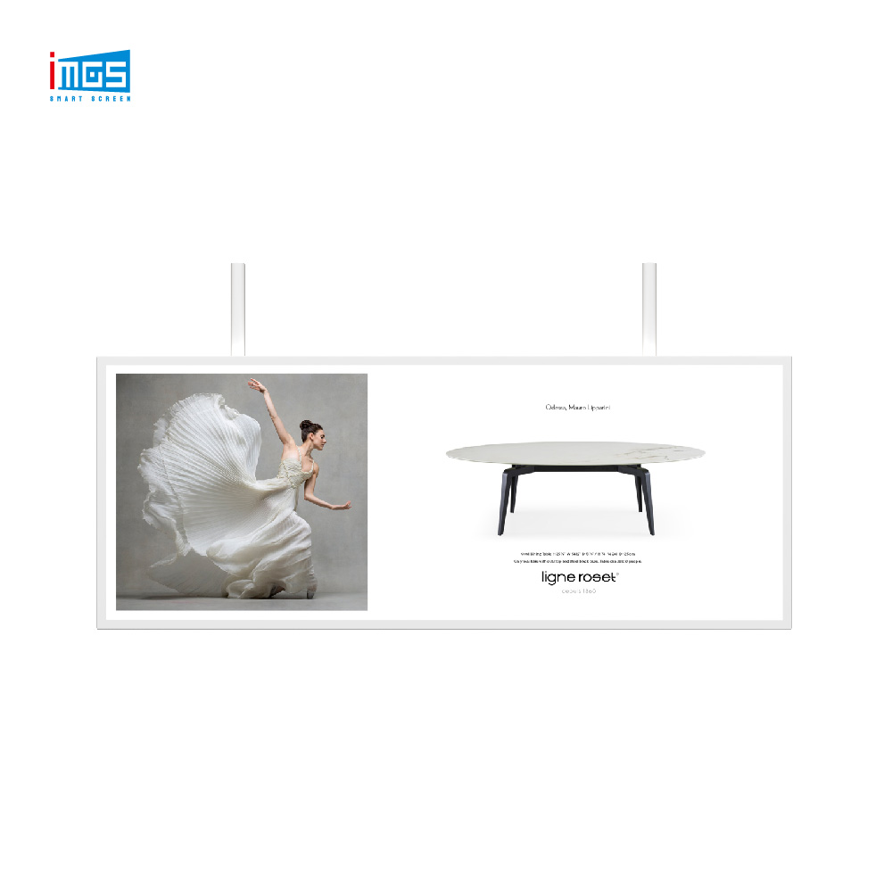 Dual sided Screen Ceiling Mounted AD Screen