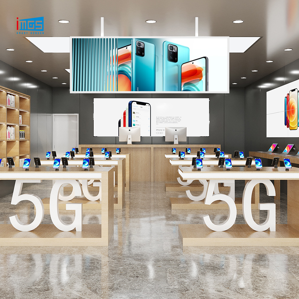 ceiling mounted digital signage