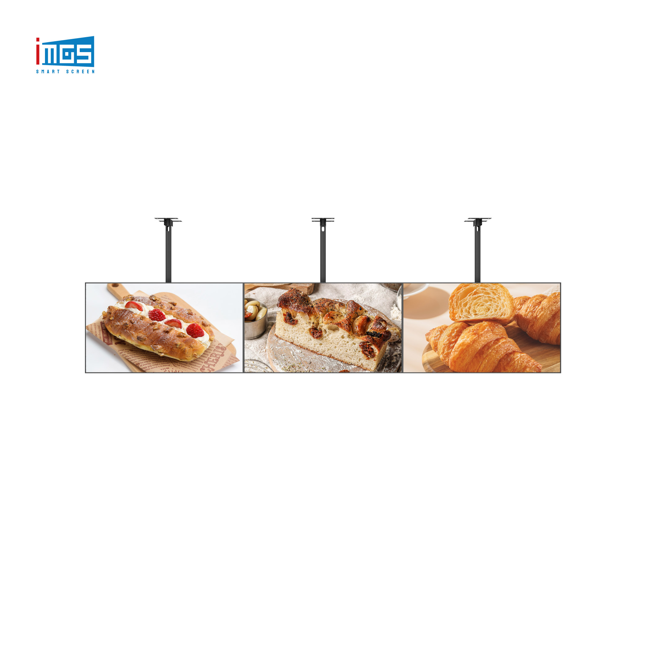 Ceiling Mounted Digital Menu Board AD Screen
