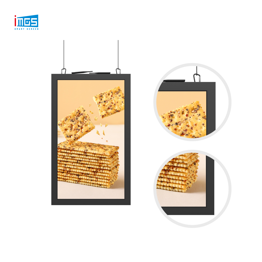 Double Sided Lcd Display Ceiling Mounted Digital Signage