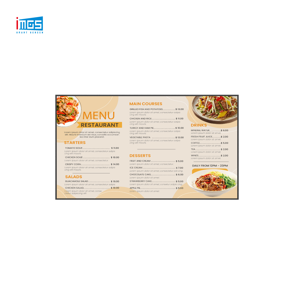 Retail Digital Signage Wall Mounted Digital Kiosk