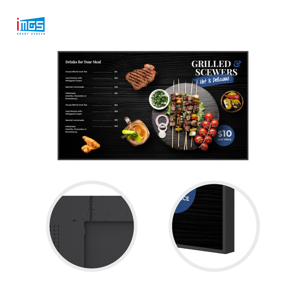 Retail Digital Signage Wall Mounted Digital Kiosk