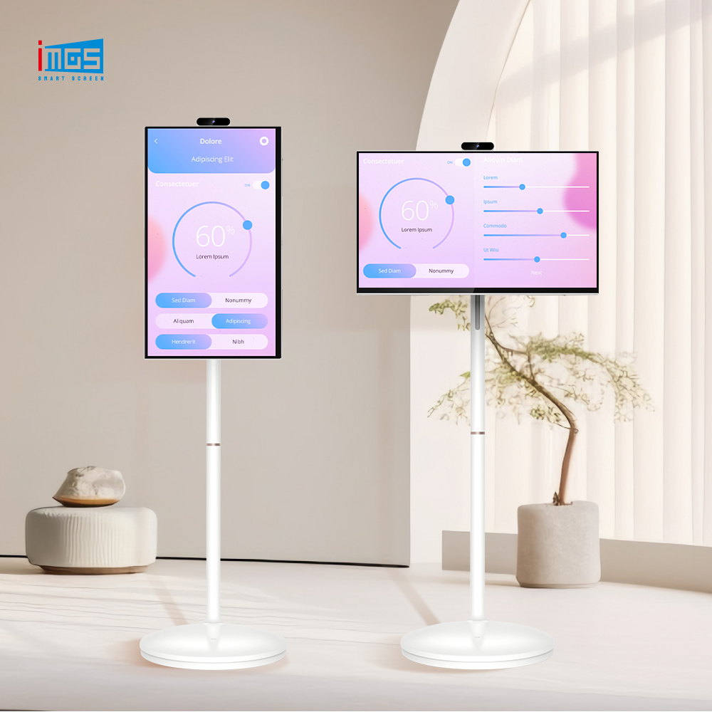 Portable Smart Screen TV Tablet TV On Wheels