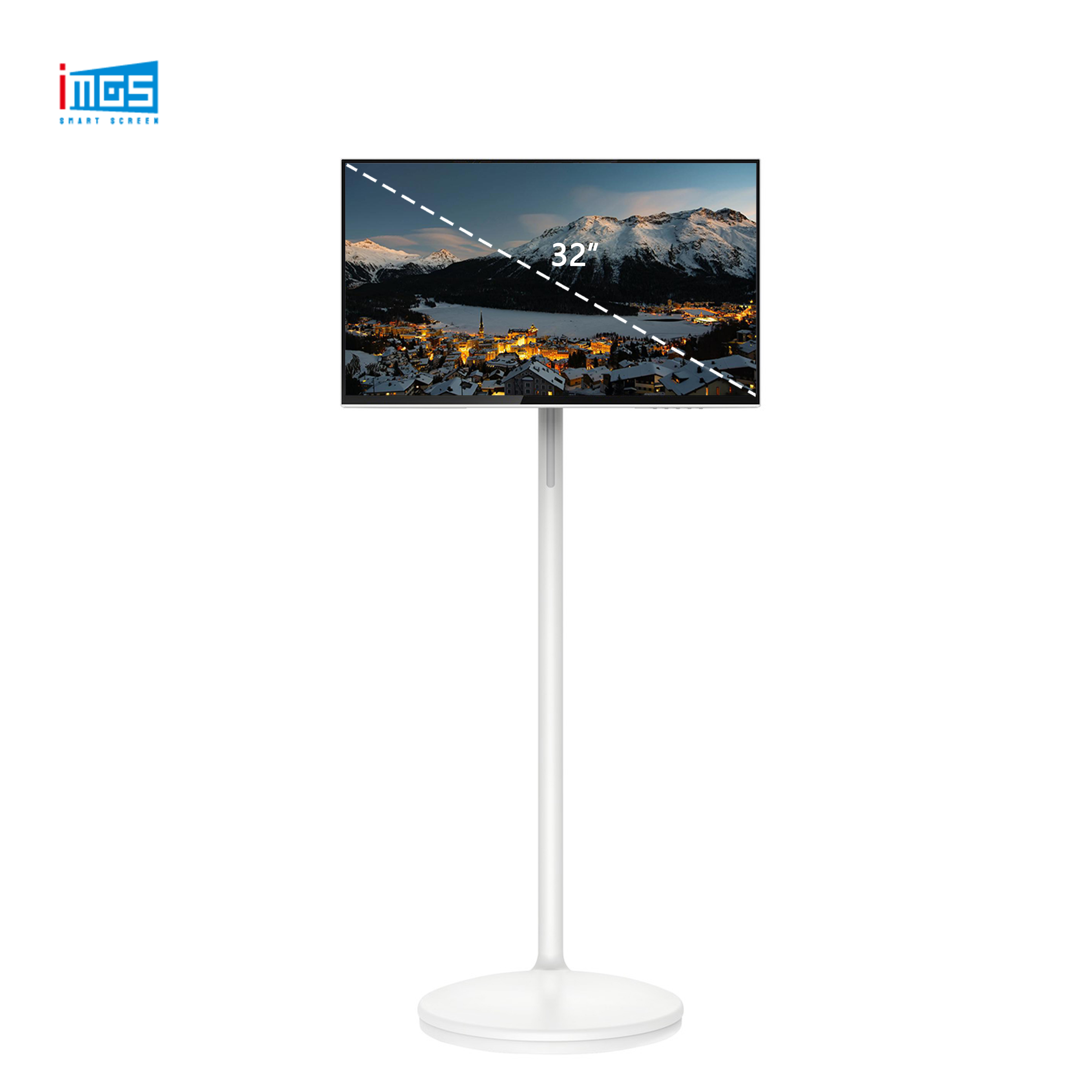 Portable Smart Screen TV Tablet TV On Wheels