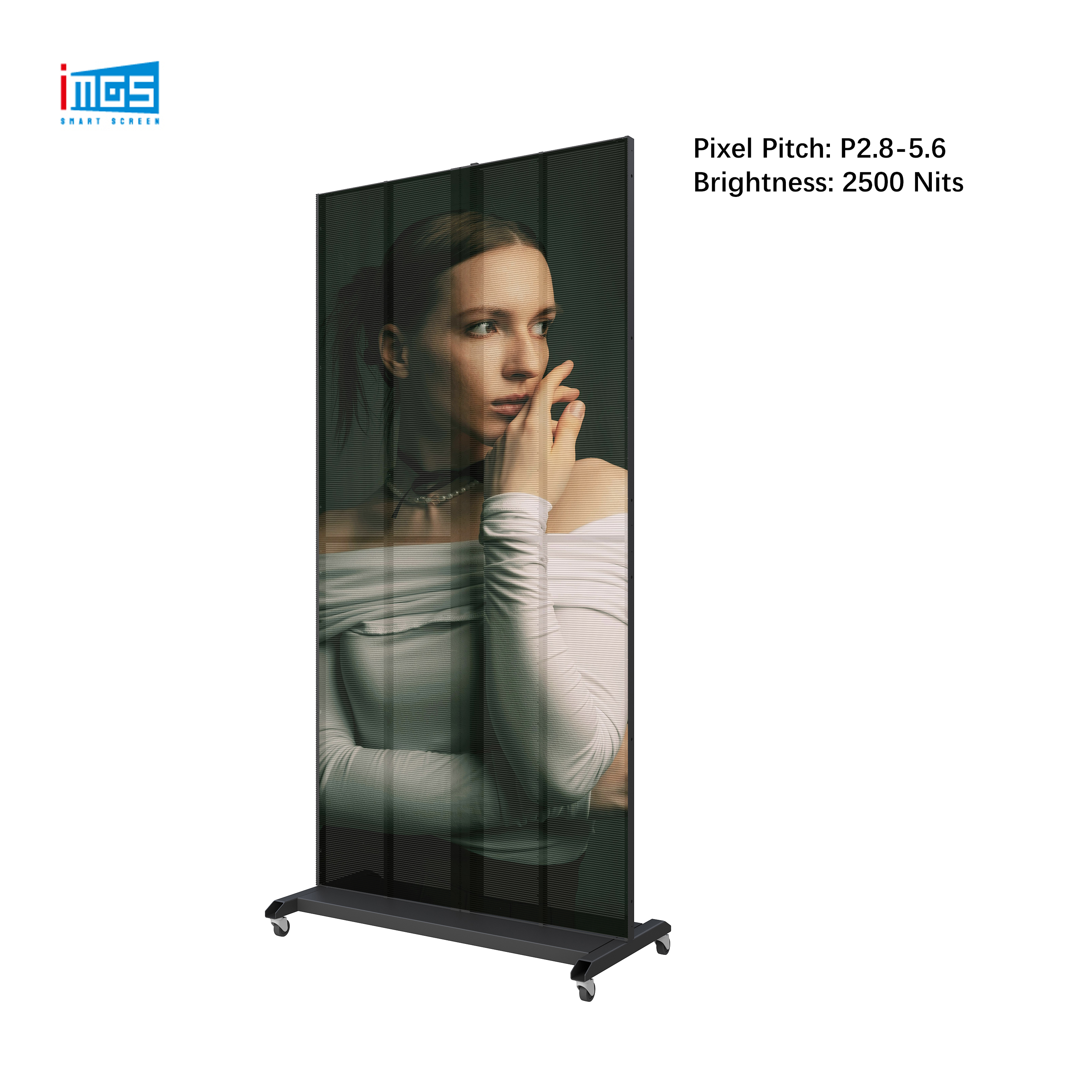 Shopping Transparent Mall LED Screen Retail