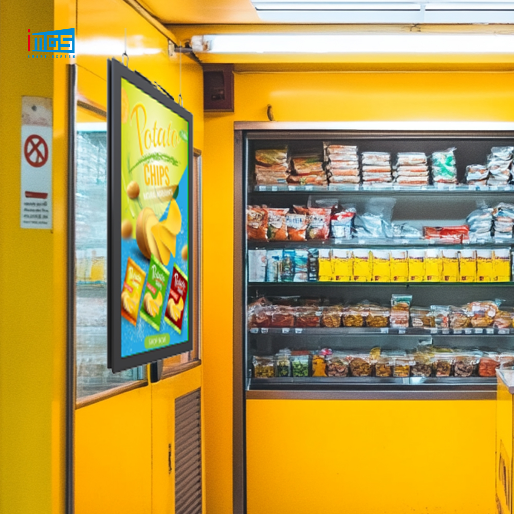 ceiling mounted digital signage