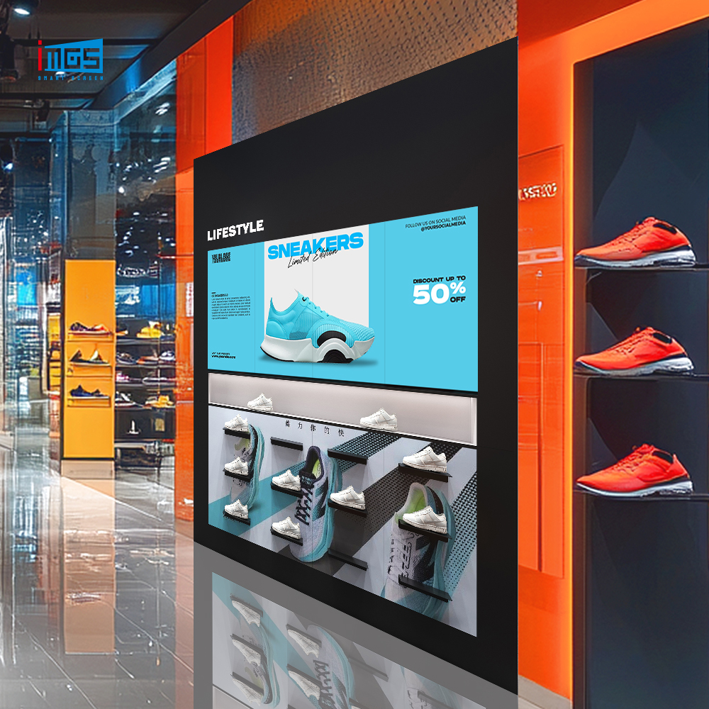 LED Magnetic Shoe Wall Screen LED display screen