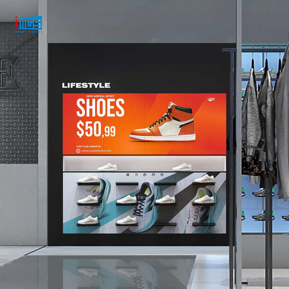 LED Magnetic Shoe Wall Screen LED display screen