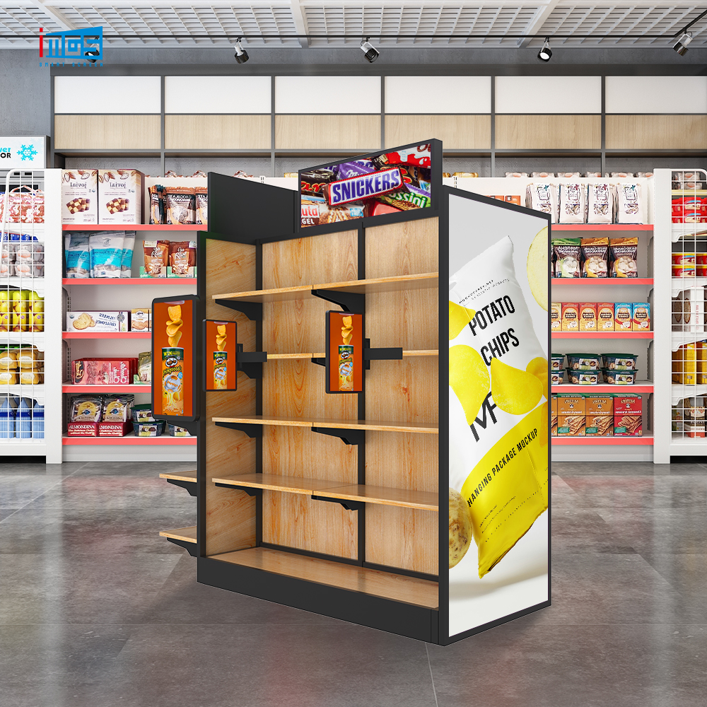 LED Magnetic Advertising Screens for Supermarkets and Gondola Shelving