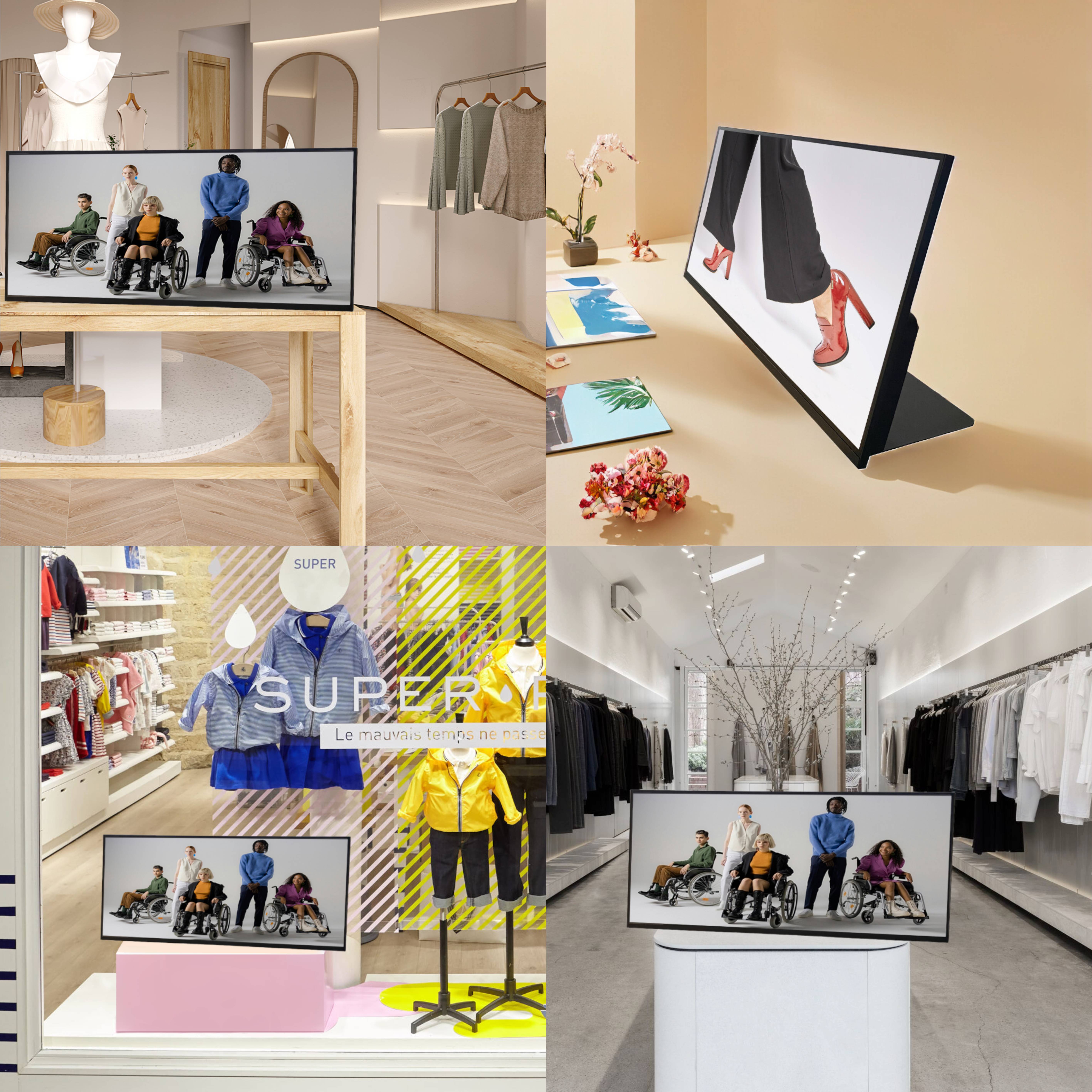 retail shelf lcd screen