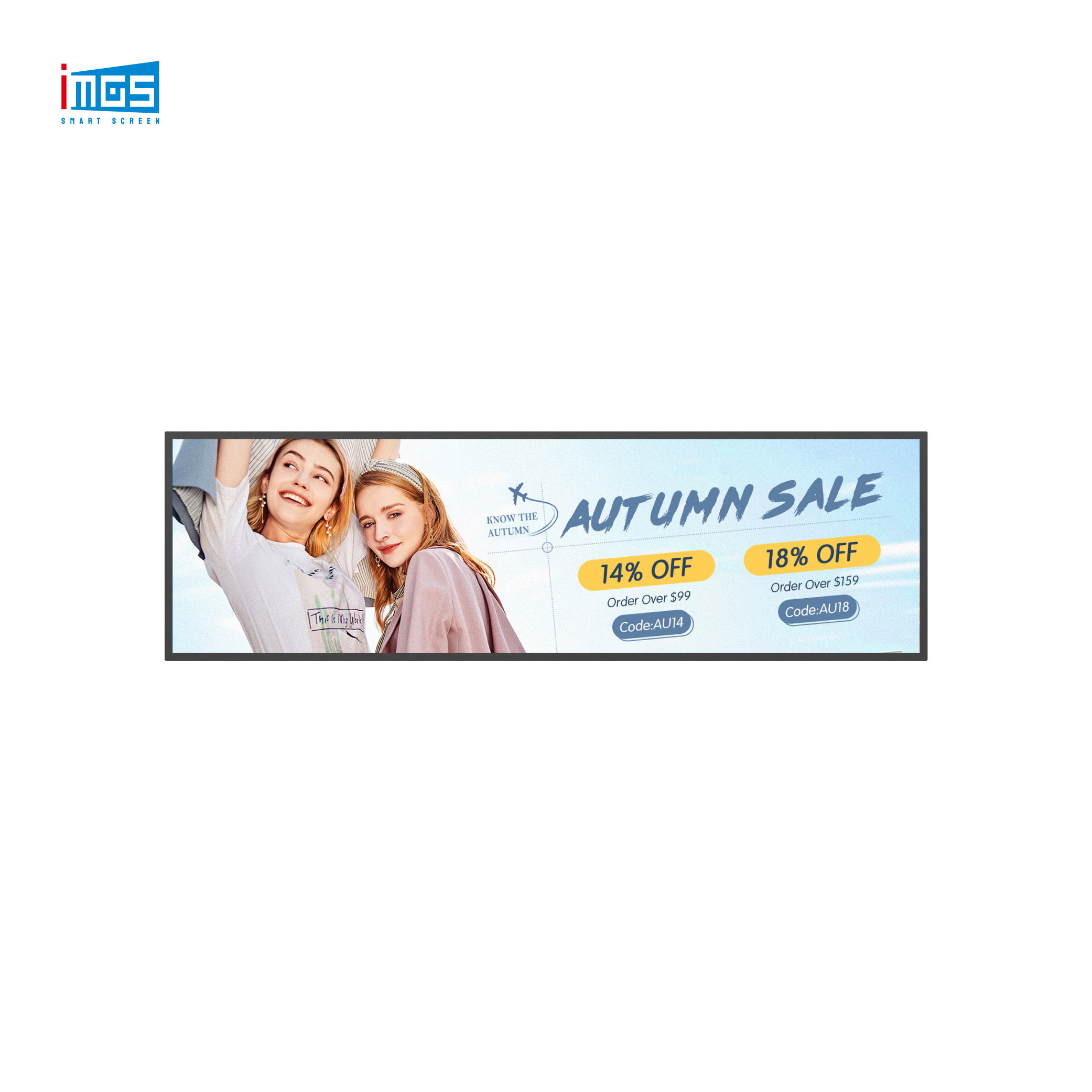 Retail Shelf Display Screen AD Screen Digital Signage