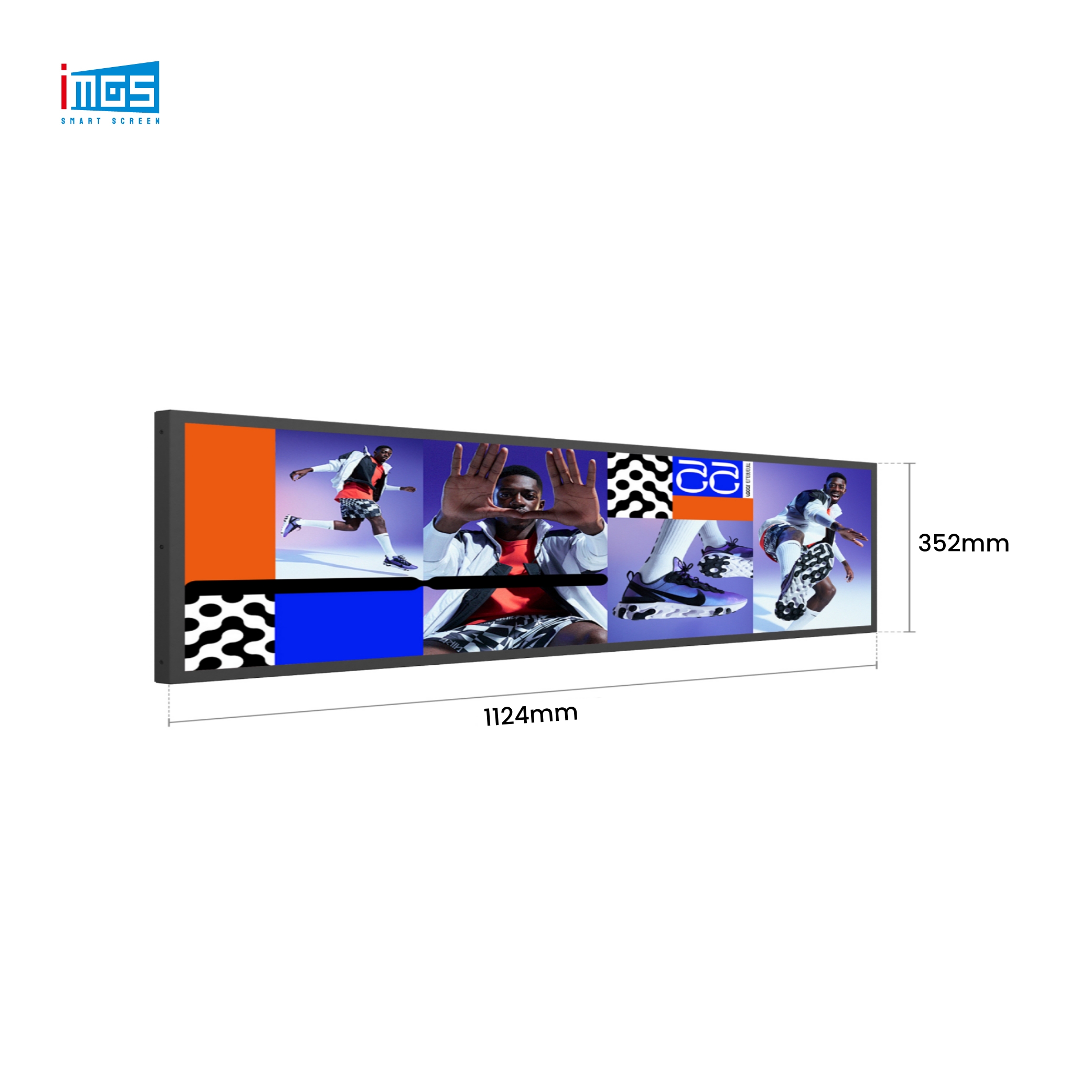 Ultra Wide Signage Stretched LCD Displays