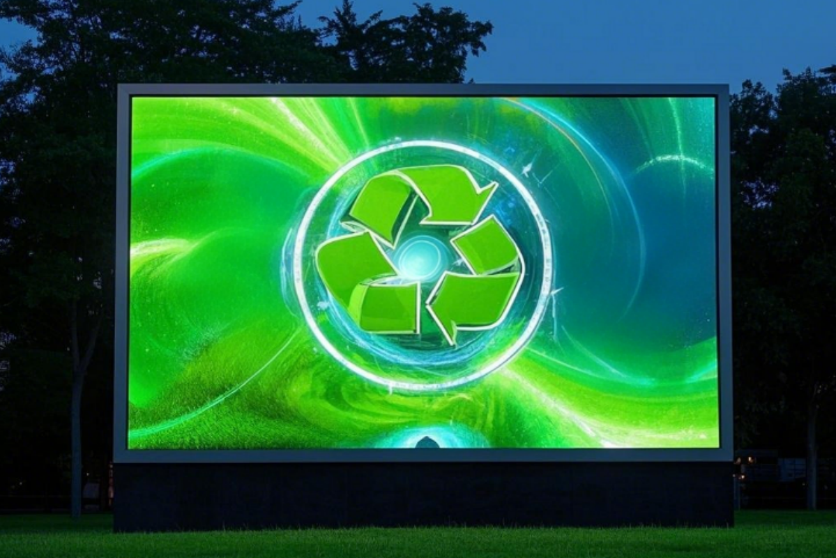 Mall advertising screens