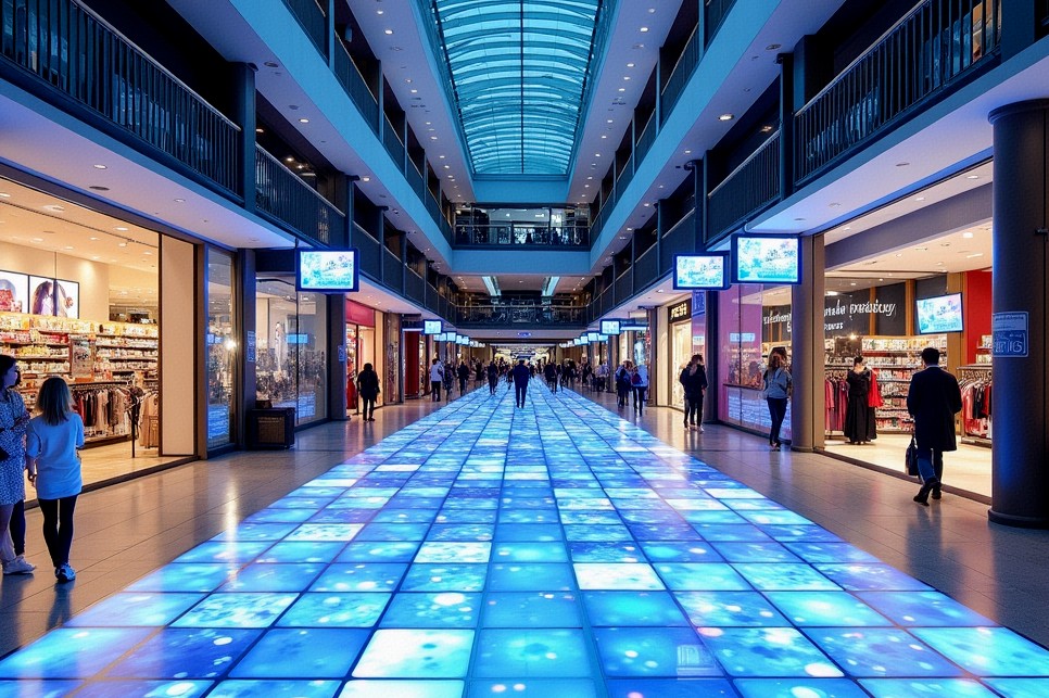 LED floor screens