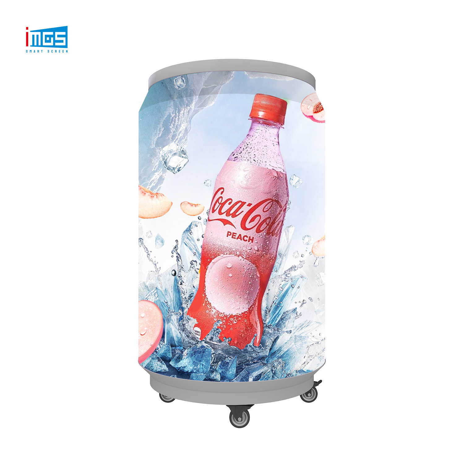 Cylindrical LED display