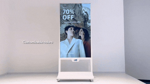 55 inch floor-standing digital signage